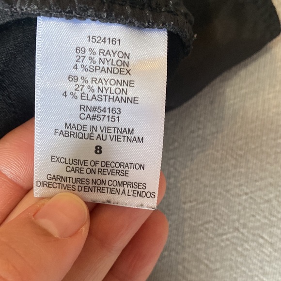 Karl Lagerfeld Black Pant Size 8 - Picture 10 of 11